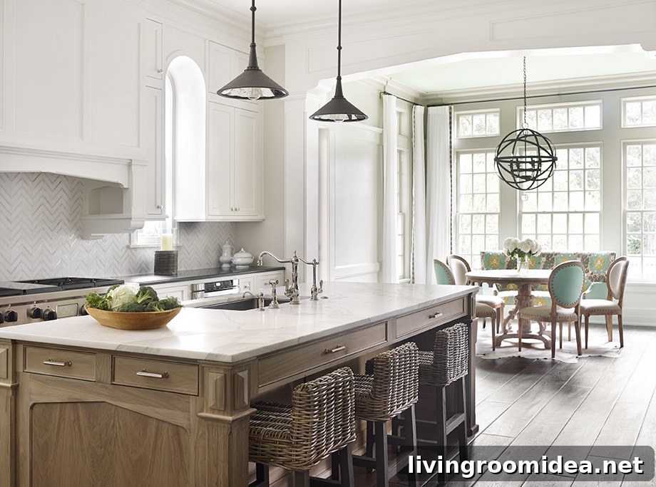 Gorgeous Brick Home: What Living Here Would Be Like 5 House Tour - Kitchen Designed by Frank Neely - Photography by Emily Followill