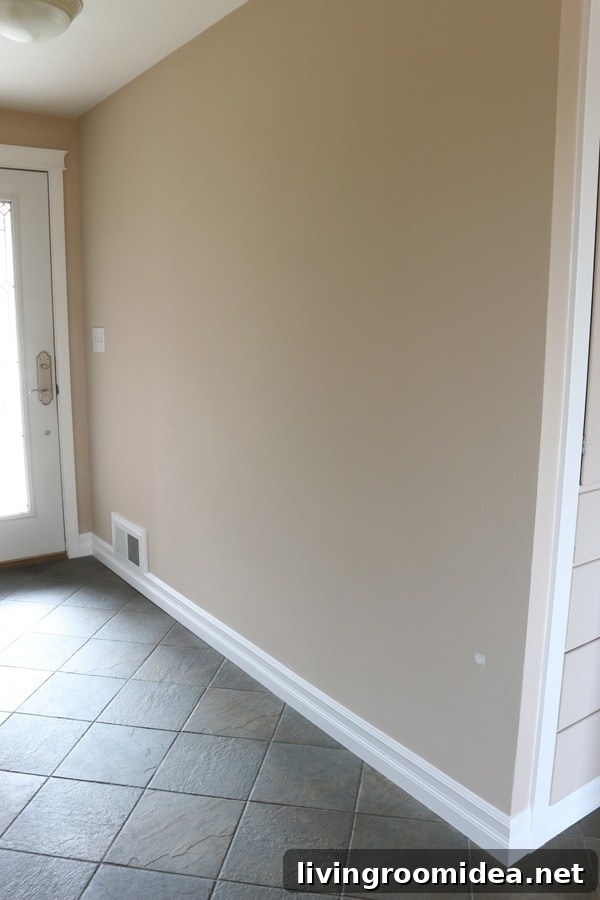 Entry Hallway Before