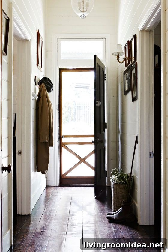 Farmhouse Hallway Entry