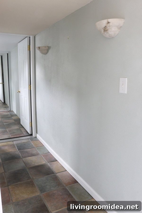 The Inspired Room - Hallway Before Photo