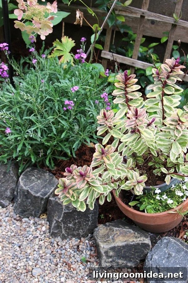Backyard Tour: Pea-Gravel Patio, Flagstone Paths & Secret Garden 13 The Inspired Room - Backyard