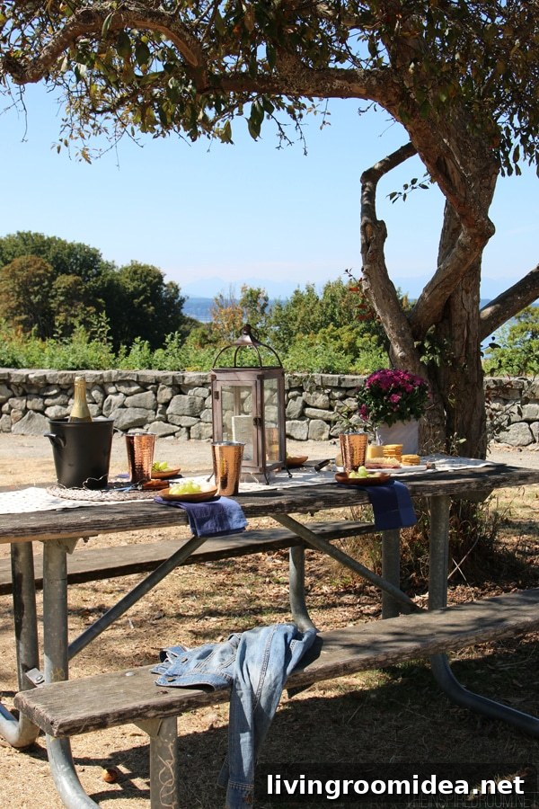 Fall Outdoor Party - The Inspired Room blog