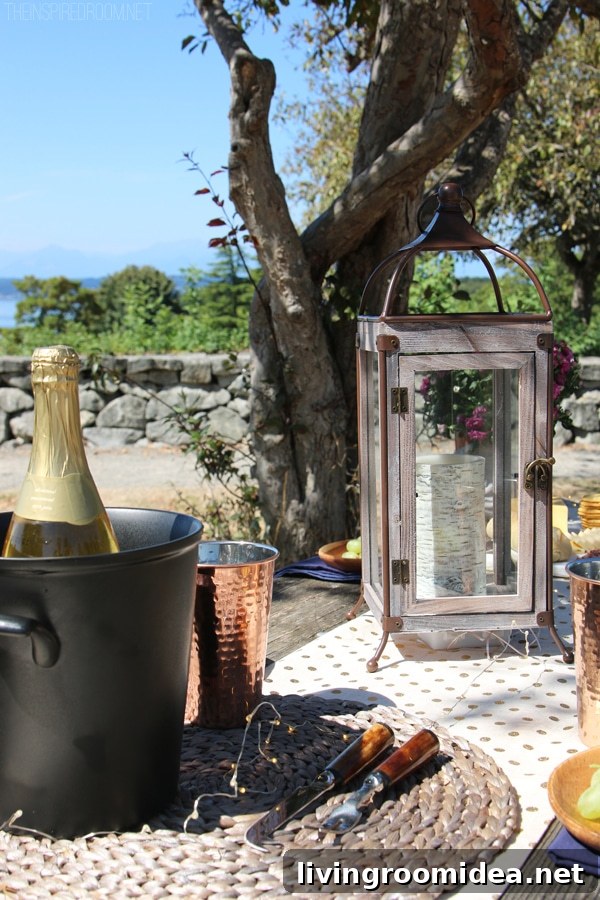 Fall Party - Outdoor Tablescape - The Inspired Room