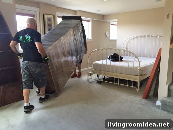 Moving In - The Inspired Room blog with Washington Labor Services