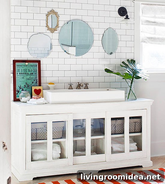 Repurpose Furniture into a Stylish Bathroom Vanity: Creative Ideas 4 DIY Bathroom Vanity - bhg