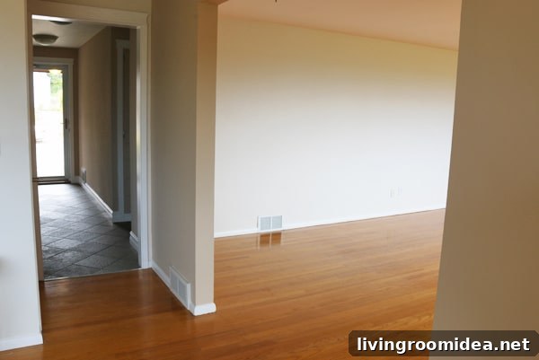 View Into Entry - Before