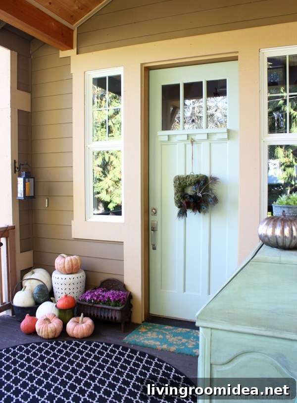 fall porch