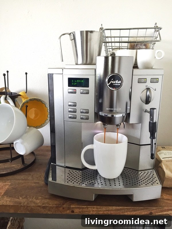 Jura Coffee Machine - The Inspired Room blog