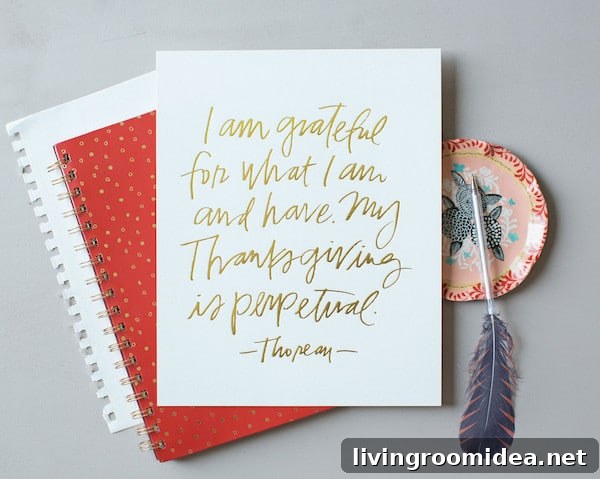Perpetual Thanksgiving Print - Lindsay Letters