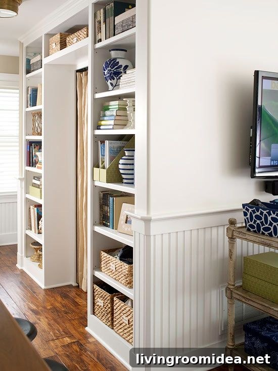 Dining Room Built-In Ideas for My New House 11 Built in Storage Around a Door