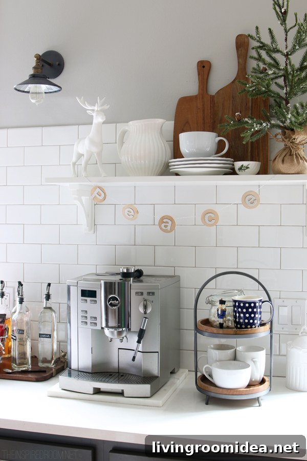 Seasonal Home Decorating Ideas for Every Time of Year 3 Coffee station christmas