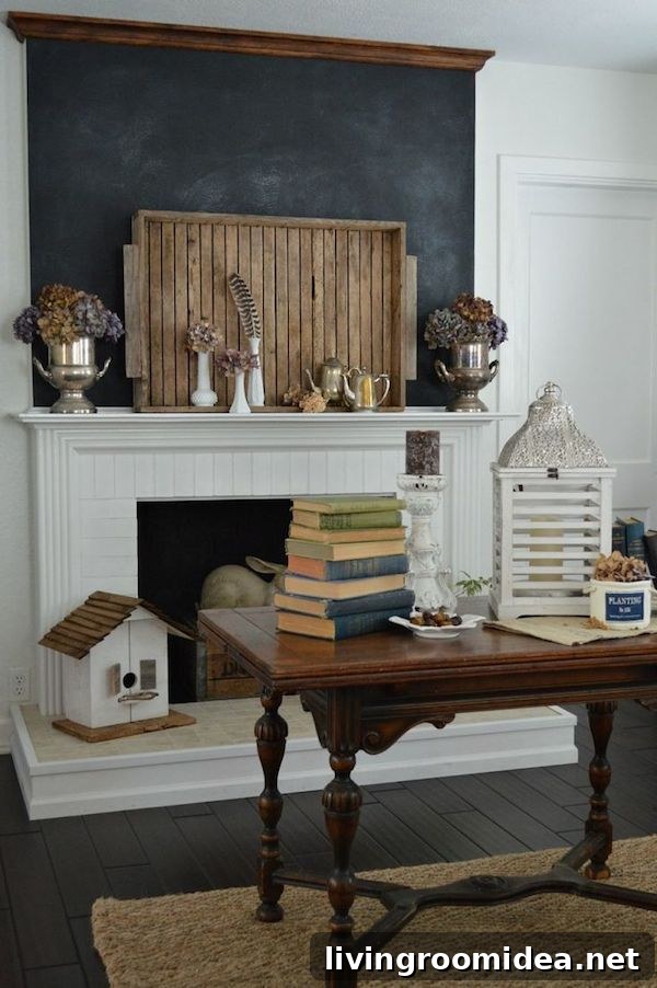 Fox Hollow Cottage - Fall Fireplace