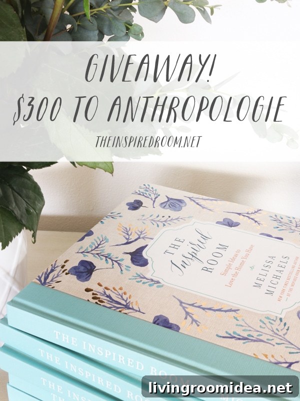 The Inspired Room Giveaway - Anthropologie Gift Card