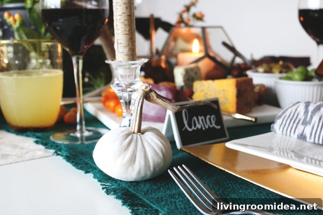 The Inspired Room Fall Table - Organic Autumn Tablescape