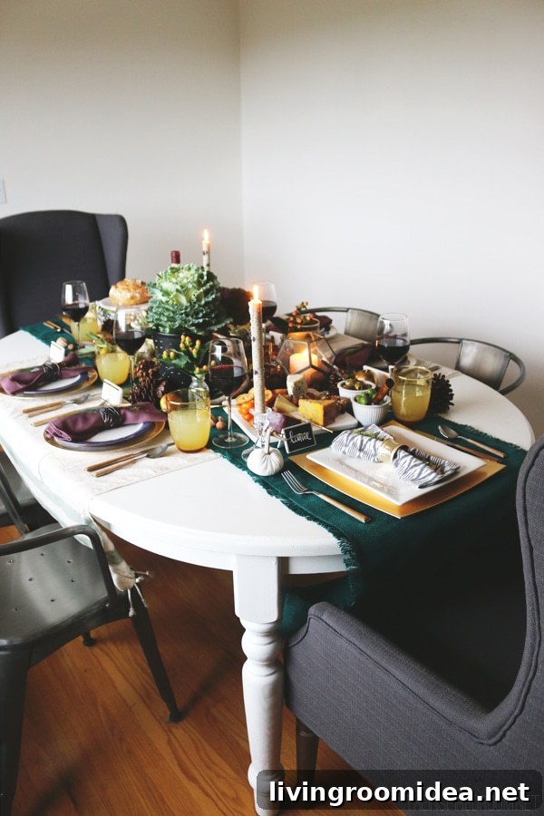Autumn Tablescape - by The Inspired Room