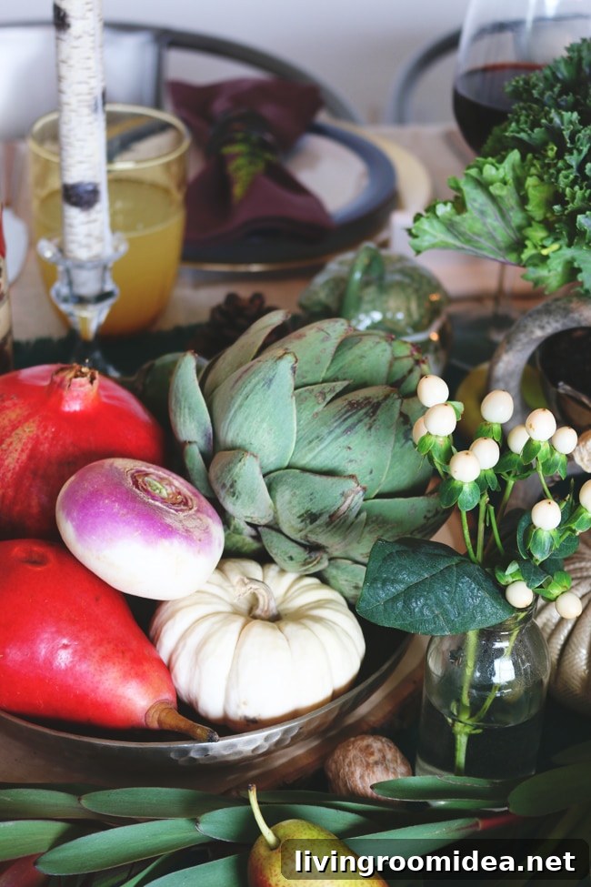 Organic Fall Tablescape - The Inspired Room