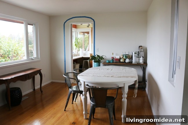 The Inspired Room - Dining Room Before Photo