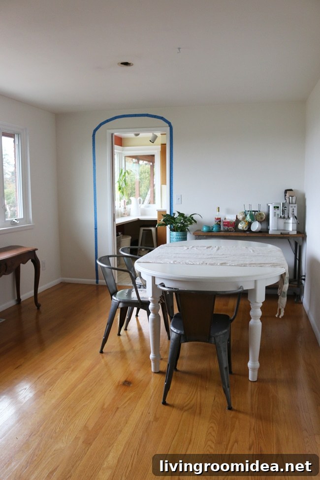 Dining Room Before - The Inspired Room
