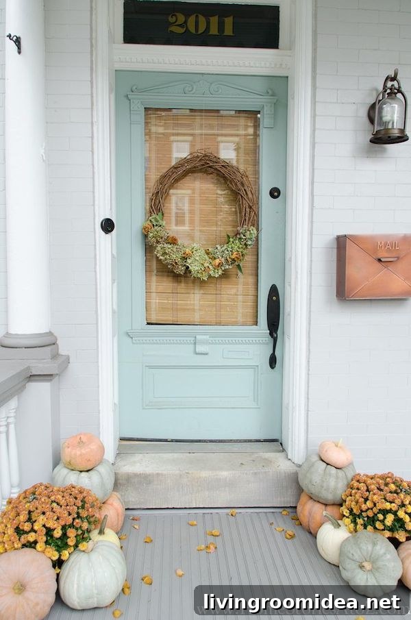 Home Stories A to Z - Fall Front Porch