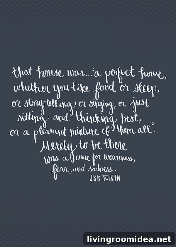 That House was a Perfect House - Free Hand Drawn Art Printable from The Inspired Room
