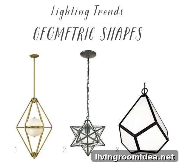 Lighting Trends - Geometric Shapes