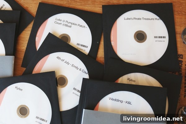Legacybox: Preserve and Digitize Your Family Memories 7 Legacy Box - DVDs