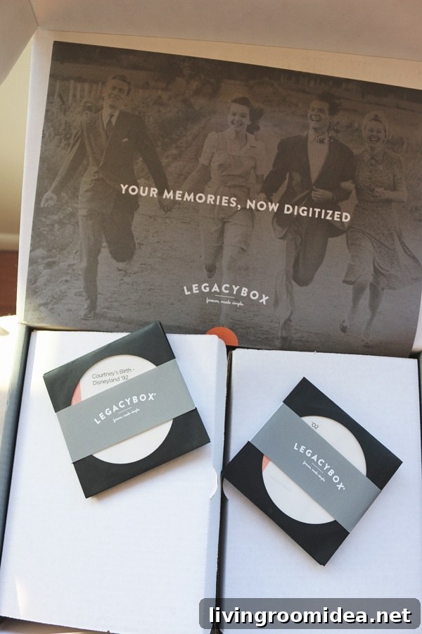 Legacy Box - Memories on DVD- The Inspired Room blog