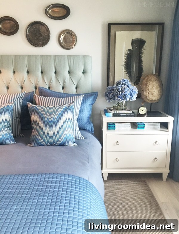 Lovely Bedroom by Brian Patrick Flynn - HGTV Dream Home Tour on The Inspired Room blog