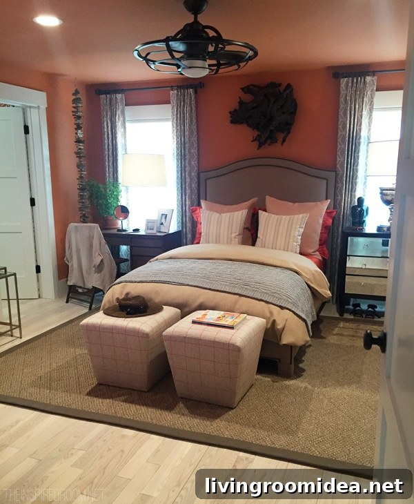 Bedroom in the HGTV Dream Home
