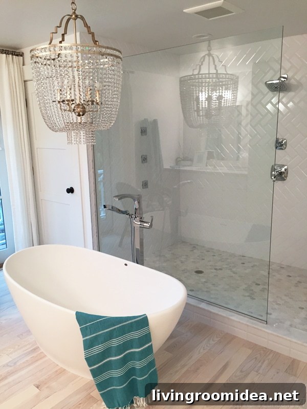 HGTV Dream Home Bathtub and Chandelier