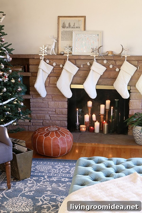 Cozy Christmas Living Room Decor: New Rug & Holiday Update 13 The Inspired Room Christmas Decorating