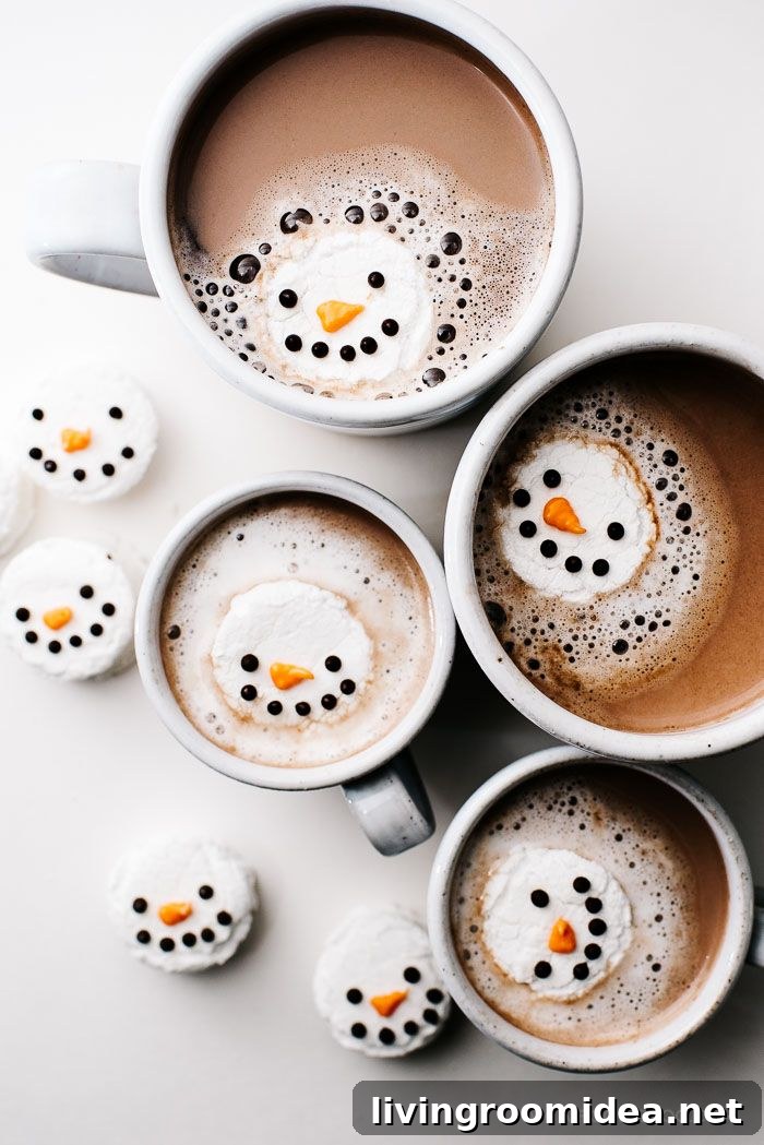 7 Festive Christmas Treats to Impress Your Guests 2 Mint Snowman Marshmallows - by I Am A Food Blog