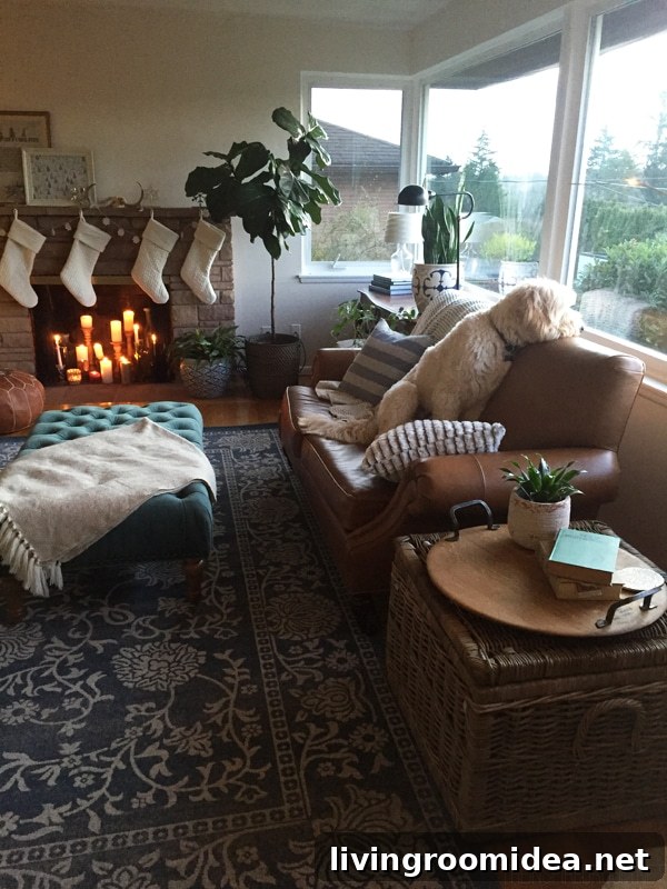 Jack the Goldendoodle - The Inspired Room Family Room