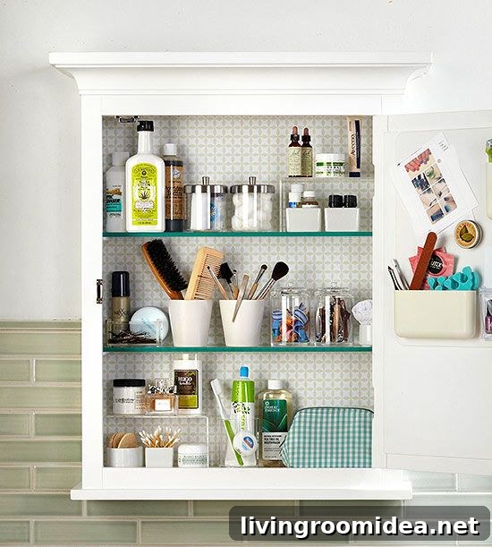 5 Inspiring Home Organizing Projects to Jumpstart the New Year 4 Organized Medicine Cabinet