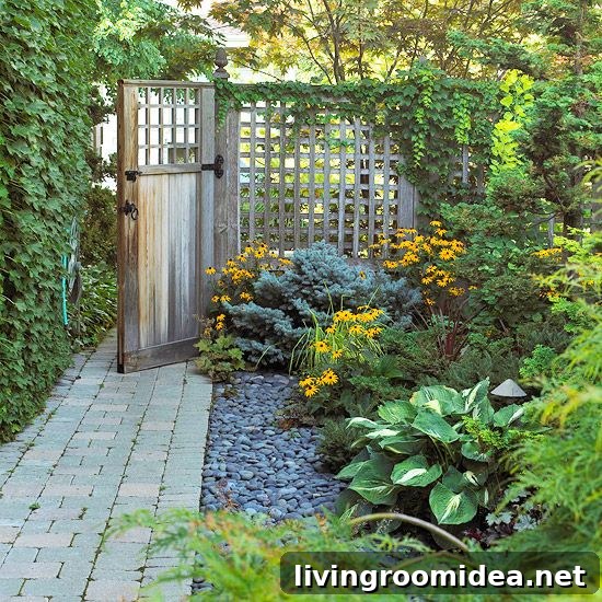 Side Yard - Fence and Gravel