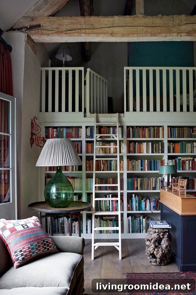 Built-In Bookshelves and Loft - House and Garden UK