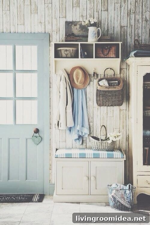 Pretty Organized Entryway