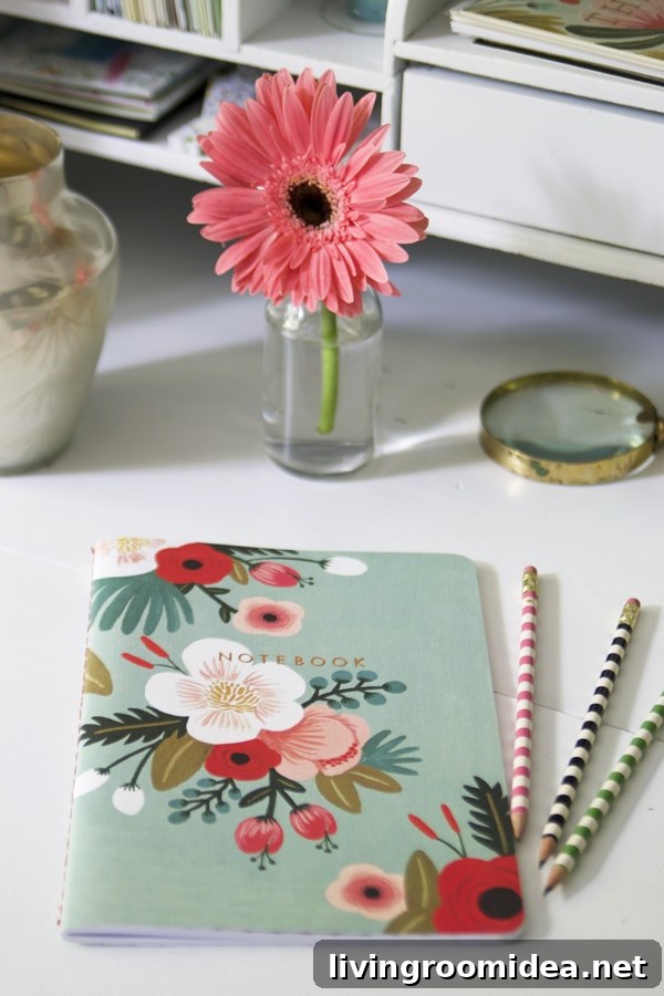 The Inspired Room Office - Rifle Paper Company Notebook