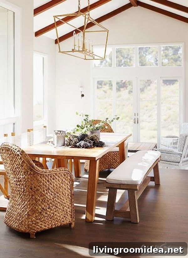 Wood Dining Bench - Cecy J Interiors