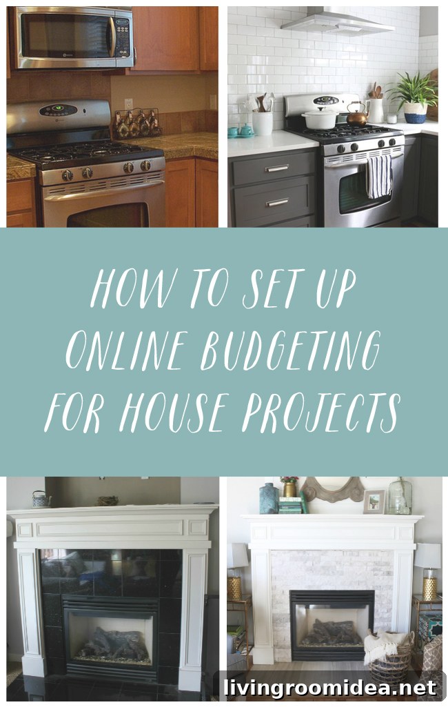 How to Set Up Online Budgeting for House Projects and Goal Setting - You Need a Budget - The Inspired Room
