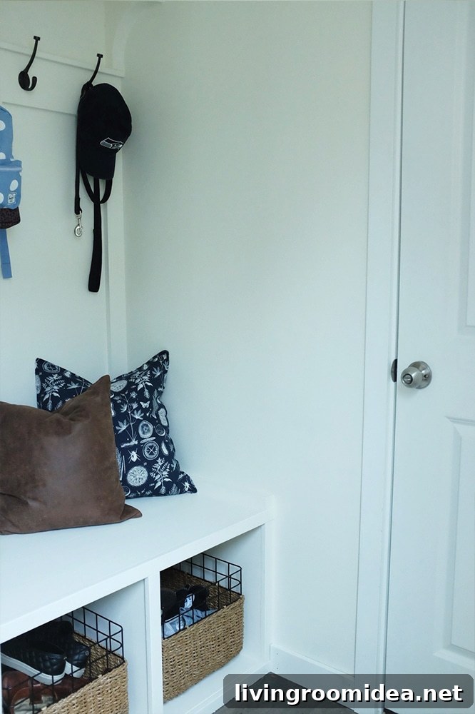 Mudroom Makeover - Cassie from The Inspired Room