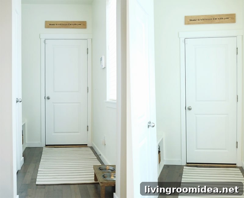 Mudroom Makeover - Cassie from The Inspired Room