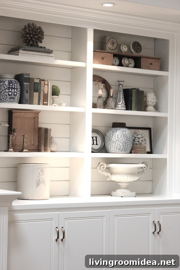 Dining Room Built Ins - Forever Cottage - Jill Hinson Interiors