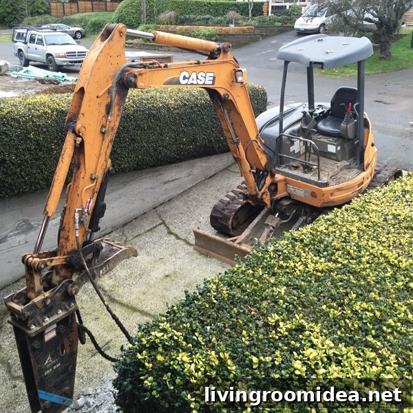 Progress on the Driveway