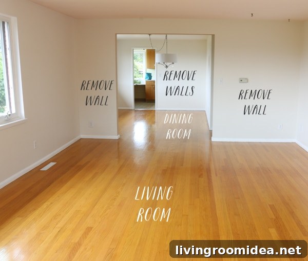Remove Walls - The Inspired Room