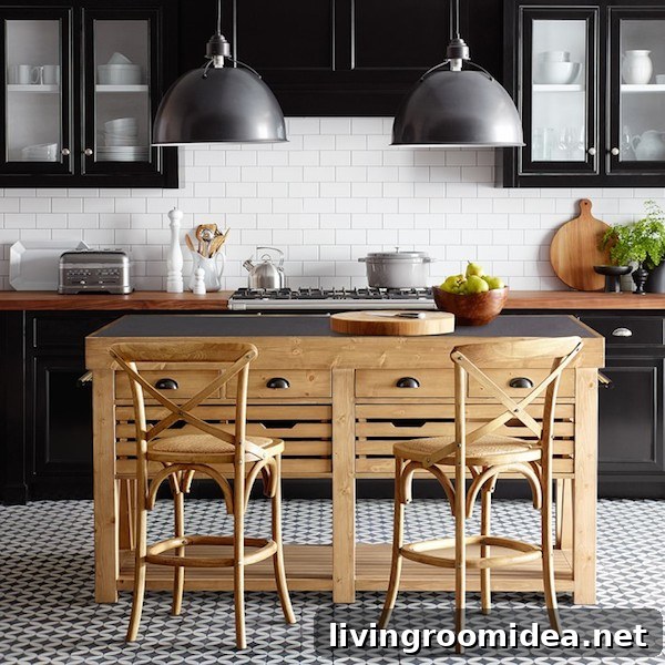 Cooper Double Kitchen Island - Freestanding - Williams Sonoma