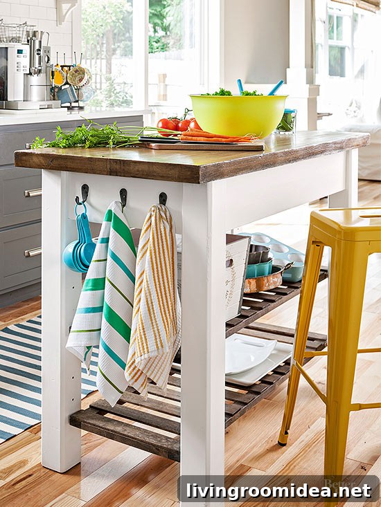 The Inspired Room Kitchen Island DIY - Better Homes and Gardens