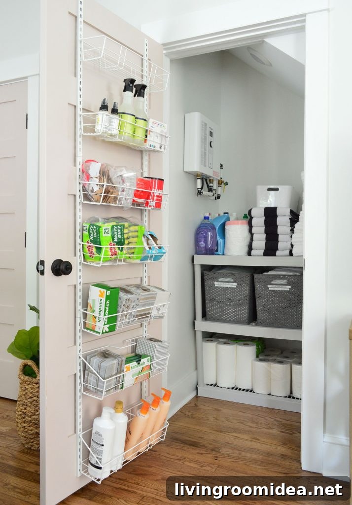 Duplex owners closet for Airbnb rental