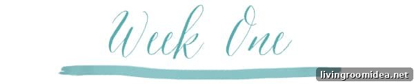 Week One - Love Your Home Challenge by The Inspired Room