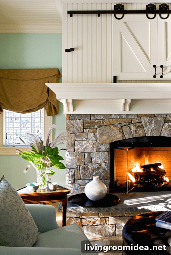 Custom Fireplace - Crisp Architects